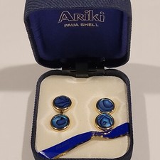 Vtg Collar Stud Buttons Set Of