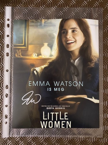 Emma watson signed 10 - watson, x