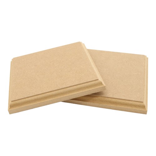 Wooden mdf square trophy - wooden,