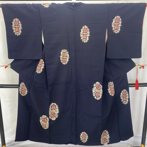 Japanese vintage kimono silk - vintage,