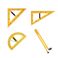 Multifunction teaching ruler - teaching,