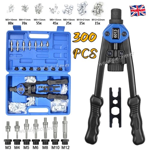 300pcs hand nut tool - tool, m3-m12