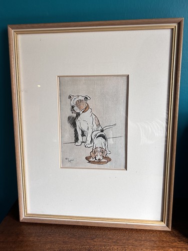 Cecil aldin 1910 framed dog - framed,