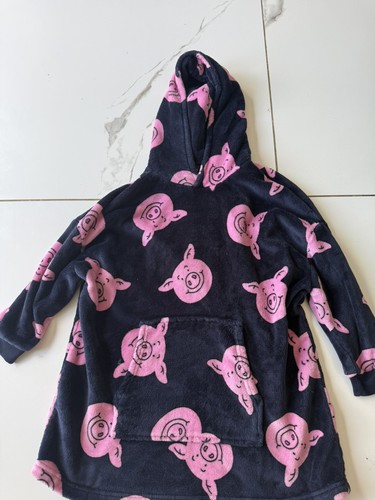 Percy pig navy hoodie - percy,