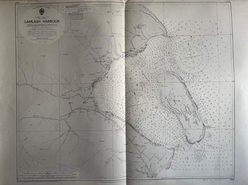 1943 vintage map - (1955),