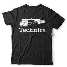 Technics Stylus Logo Tshirt Unisex & Kids Turntables Mix DJ Dance House EDM