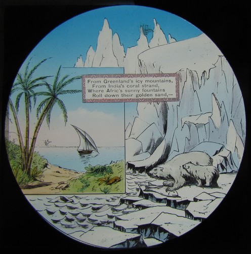 Glass magic lantern - lantern, a