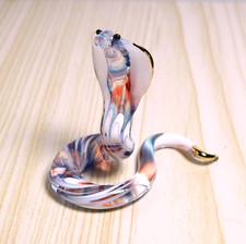 Cobra figurine hand blown