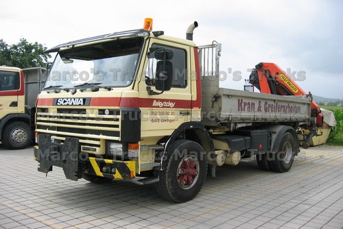 Truck photo scania 93m tipper - truck,
