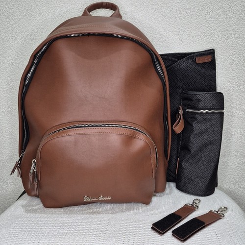 Silver cross tan - silver, vegan