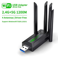 1200Mbps WiFi USB 3.0 Dongle Signal Extender Wireless  Internet Repeater Booster