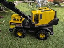 Vintage 1980s Tonka Mighty Diesel Crane Truck –Metal Construction –Working, Rare