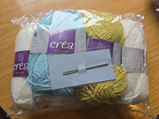 Crea Knit & Stitch, Baby Blanket kit. See Listing for more information