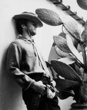 Actor Clint Eastwood in cowboy