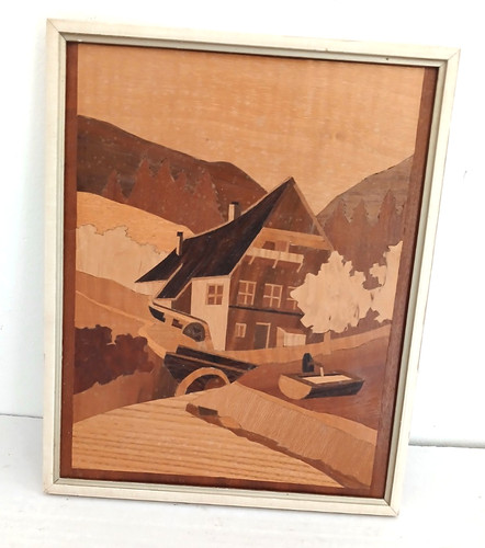 Vintage framed wood - vintage,