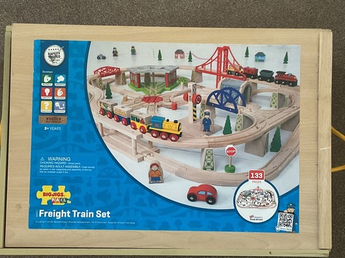 Bigjigs freight wooden train - bigjigs,