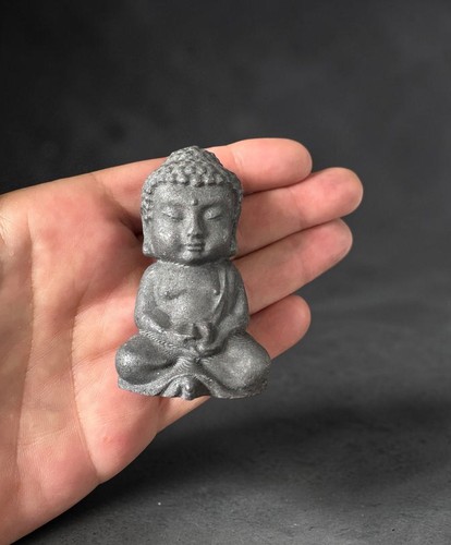 Small shungite buddha - small, statue