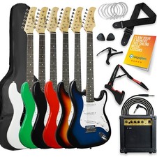 Electric Guitar 4/4 Size Beginner Set with Amp & Accessories - 3rd Avenue