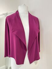 Planet Lightweight Bolero/Shrug Size 8-10  Dark Pink/Magenta with 3/4 Sleeves