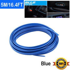 5m Car Interior Dashboard Decor Molding Trim Strip Line Blue Color DIY Trim Line
