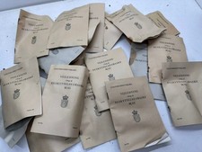 WW2 Lightweight M45 Gas Mask Respirator Instruction Manual Danish CBRN NBC