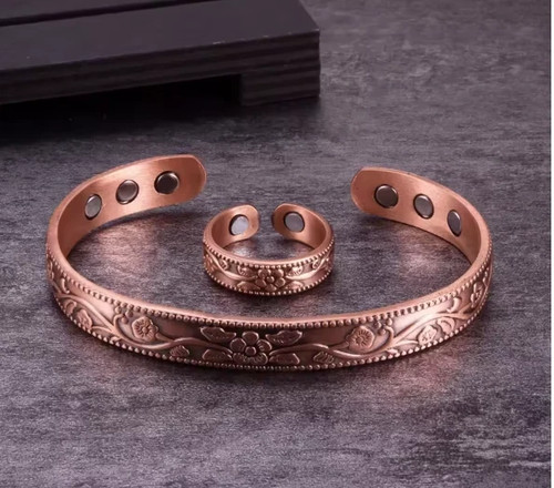 Copper magnetic bracelet - copper,