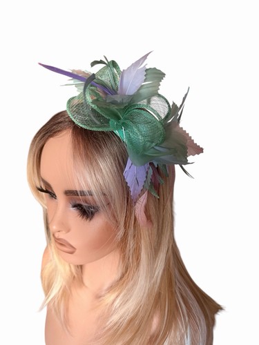 Muted pastels fascinator duck - pastels,