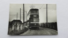 Postcard Size Photo Leeds Tram No. 301 On Special. 1952.