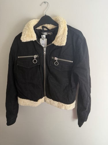 Bnwt topshop moto borg - topshop,