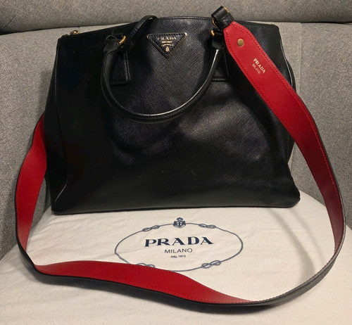 Prada black galleria saffiano - galleria,