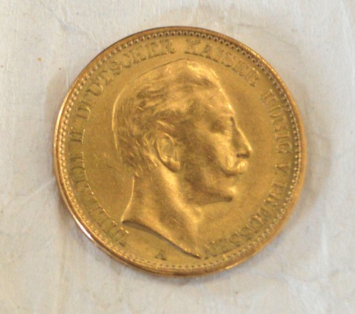 Mark gold coin 1911 - 20,