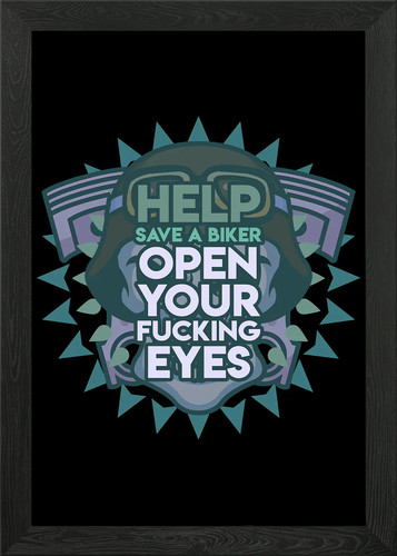 Motorcycle biker racing framed - racing,