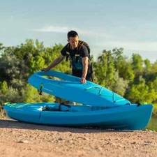 Emotion Kayaks Cabrio 11ft Hybrid Kayak with Paddle in Blue