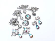 Diamante Diamond Brooch Women