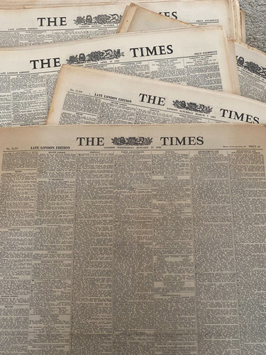 The times newspaper 3rd - the, or