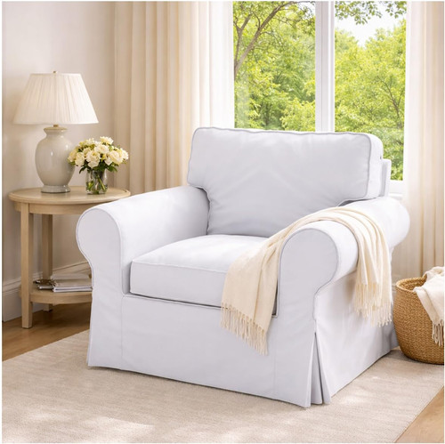 The dense cotton ektorp chair - dense,