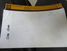 AUSTIN MORRIS 1100, 1300  PARTS MICRO FICHE SLIDES SET OF 4