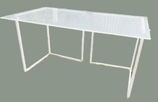 Habitat glass table top & 2