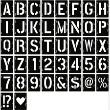 2/3/4/5inch Letter Stencils