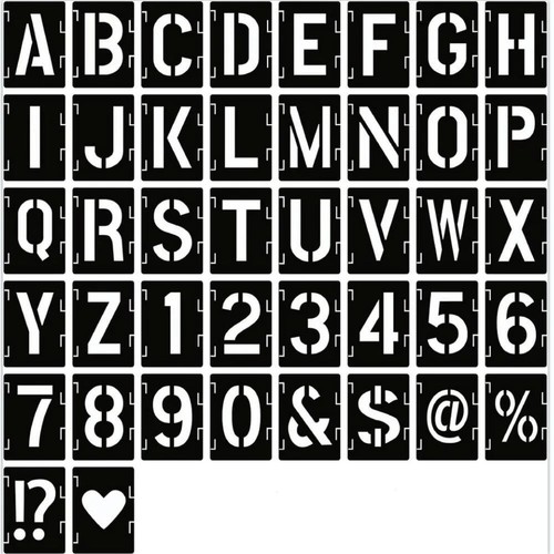 5inch letter stencils - 2/3/4/5inch,