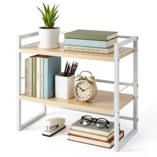 Wooden Desk Shelf Organiser