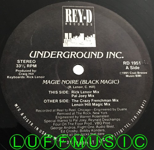 Underground inc magie - inc.,