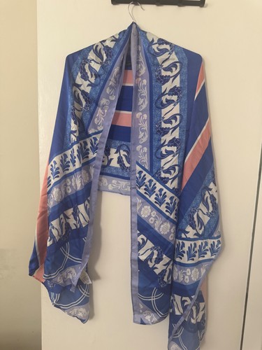 Jigsaw long silk - , scarf