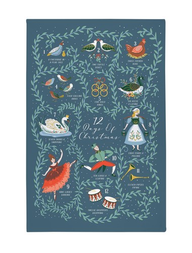 Cotton tea towel ulster - towel,