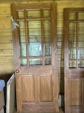 Oak Door Vintage Brass Handles
