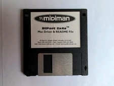 MIDIMAN Mac Driver Macintosh Computer Software Floppy  Disk 