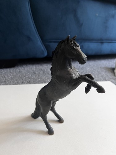 Schleich rearing black mustang - schleich,