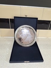 Horse Racing Jockey Trophy Plate In Box Huntingdon Racecourse