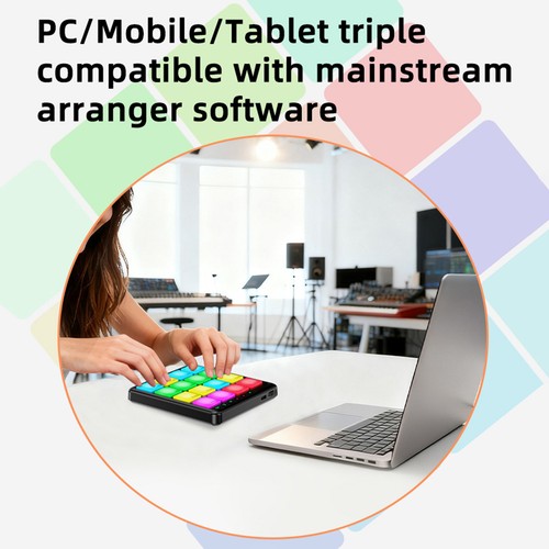 Key rgb midi pad - pad, controller