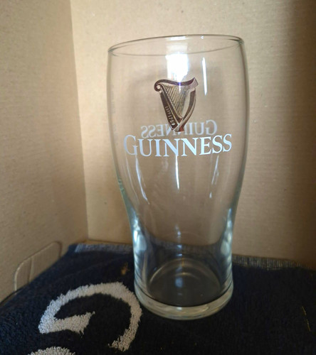Guinness stout pint beer glass - guinness,